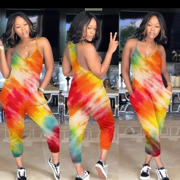 Relaxed Tie Dyed Jumper - Picture 1 of 3